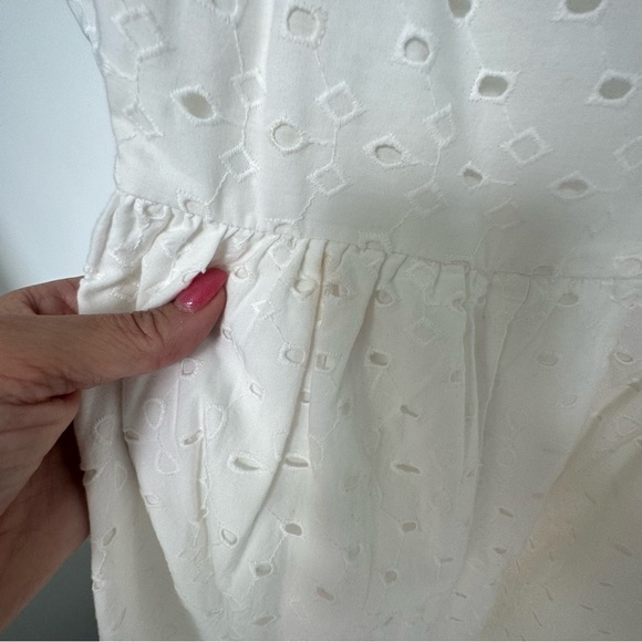 White eyelet. Dress- - Picture 3 of 5